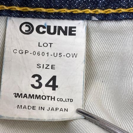  CUNE パンツ デニムハーフパンツ SIZE 34 古着 CGP-0601-U5-OW インディゴ