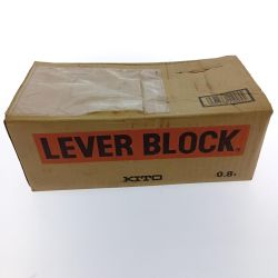 □□ KITO キトー レバーブロック　0.8ｔ Sランク