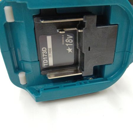  MAKITA マキタ 充電式インパクトドライバ18V TD173DRGX ブルー