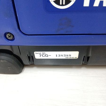  YAMAHA ヤマハ 防音型インバーター発電機  EF900IS ブルー 本体のみ