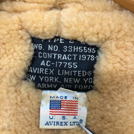  AVIREX アビレックス ジャケット B-3フライトジャケット 38(M) ブラウン