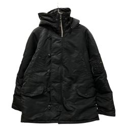 □□ ALPHA INDUSTRIES ジャケット N-3Bフライトジャケット SIZE L ブラック Cランク