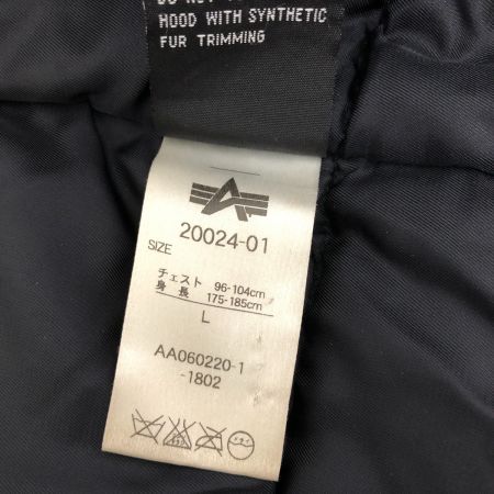  ALPHA INDUSTRIES ジャケット N-3Bフライトジャケット SIZE L ブラック