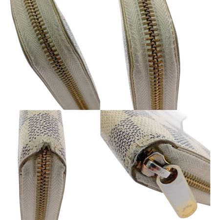  LOUIS VUITTON ルイヴィトン ダミエ ジッピーウォレット N60019 ホワイト