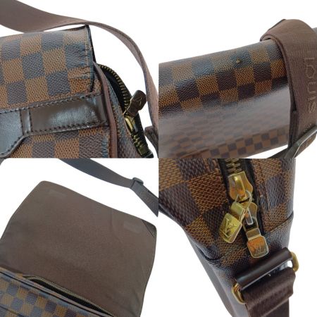  LOUIS VUITTON ルイヴィトン ダミエ シェルトンMM　ショルダーバッグ N41149 ブラウン