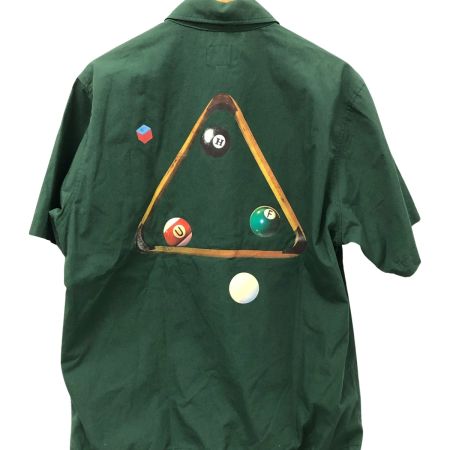  HUF シャツ 半袖シャツ SIZE M 古着 グリーン