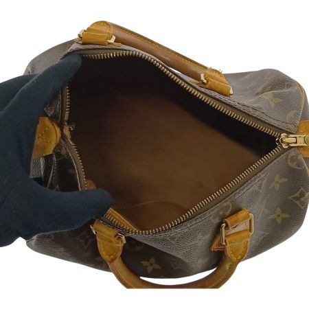  LOUIS VUITTON ルイヴィトン モノグラム スピーディ 25 M41528 ブラウン