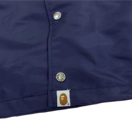 A BATHING APE アベイシングエイプ ジャケット コーチジャケット SIZE XL 001GDL201009H ネイビー