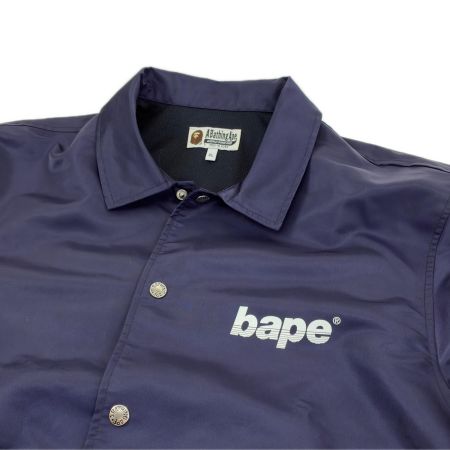  A BATHING APE アベイシングエイプ ジャケット コーチジャケット SIZE XL 001GDL201009H ネイビー