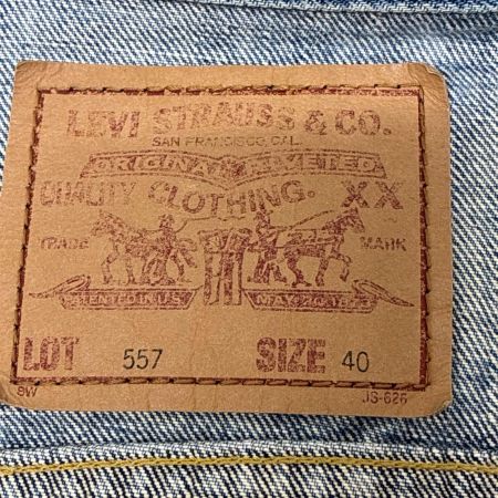 90s Levis ジャケット デニムジャケット 古着 SIZE 40(L) 96年製 日本製 J22刻印 BIG E復刻 インディゴ