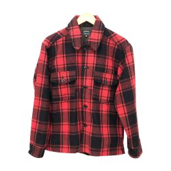 □□ PHERROW'S フェローズ ジャケット CPOシャツジャケット (M) 古着 レッド Cランク