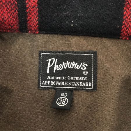  PHERROW'S フェローズ ジャケット CPOシャツジャケット (M) 古着 レッド
