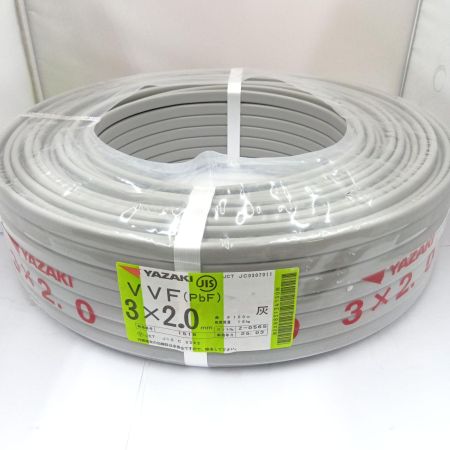  YAZAKI VVFケーブル 電材　3芯 2.0mm×100m