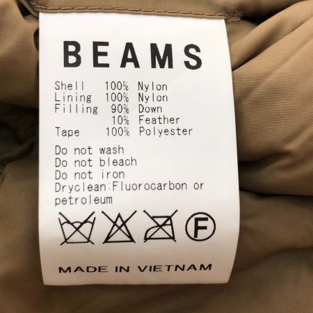  BEAMS ビームス ジャケット インナーダウンジャケット SIZE M  11-06-0338-120 ベージュ