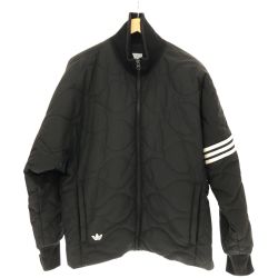 □□ adidas アディダス ジャケット NEUCLASSICS キルティングジャケット SIZE L HR8696 ブラック Cランク