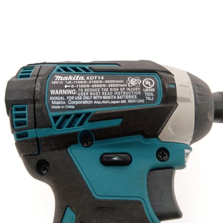  MAKITA マキタ 充電式インパクトドライバ18Ｖ XDT14 本体のみ