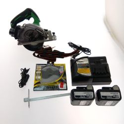 □□ HITACHI 日立 125ｍｍコードレスチップソーカッター14.4V CD14DBL グリーン×ブラック Cランク