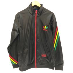 □□ adidas Originals アディダスオリジナルス ジャージ チリ62ラスタカラー トラックジャケット 2XO Z74109 ブラック Cランク