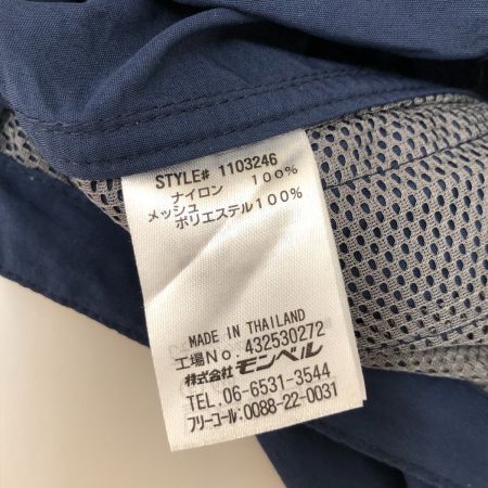  mont･bell モンベル ジャケット O.Dパーカー SIZE XL 1103246 ネイビー