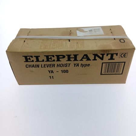 ELEPHANT エレファント チェーンレバーホイスト　1ｔ YA-100
