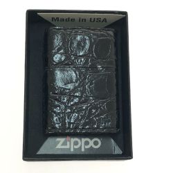 □□  ライター ZIPPO ブラック  Bランク
