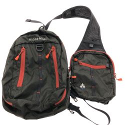 □□ mont･bell モンベル バッグ ライトアングラーパック フィッシングパック ワンショルダー グリーン 1126188 Bランク