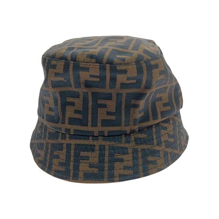  FENDI フェンディ バケットハット　帽子 ブラウン