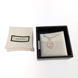 □□ GUCCI グッチ インターロッキングネックレス Bランク