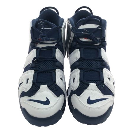  NIKE ナイキ スニーカー エアモア アップテンポ オリンピック SIZE 27.5cm FQ8182-100 ネイビー x ホワイト