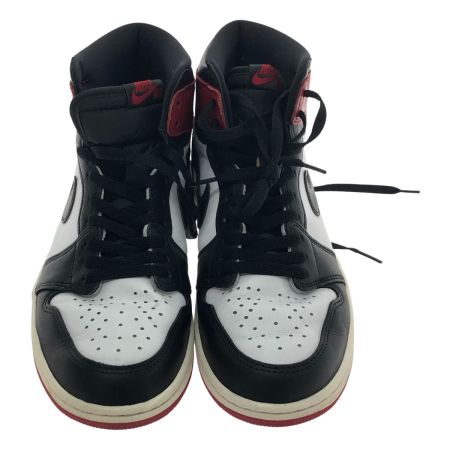  NIKE ナイキ スニーカー ハイカットスニーカー エア ジョーダン 1 HIGH OG Black Toe SIZE 27.5cm DZ5485-106 ブラック×レッド