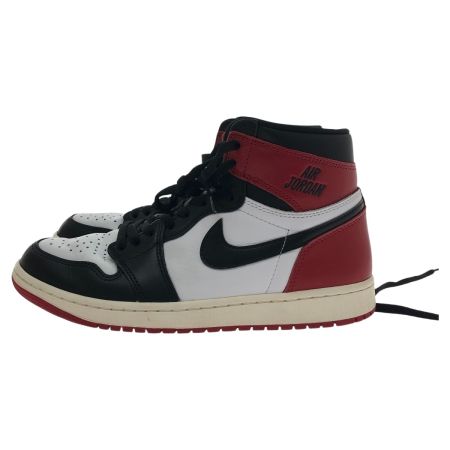  NIKE ナイキ スニーカー ハイカットスニーカー エア ジョーダン 1 HIGH OG Black Toe SIZE 27.5cm DZ5485-106 ブラック×レッド