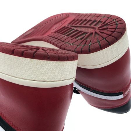 NIKE ナイキ スニーカー ハイカットスニーカー エア ジョーダン 1 HIGH OG Black Toe SIZE 27.5cm DZ5485-106 ブラック×レッド