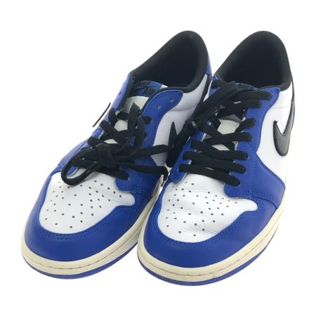  NIKE ナイキ スニーカー AIR JORDAN 1 RETRO LOW OG SIZE 27.5cm CZ0790-140 ホワイト x ブルー