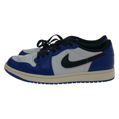  NIKE ナイキ スニーカー AIR JORDAN 1 RETRO LOW OG SIZE 27.5cm CZ0790-140 ホワイト x ブルー