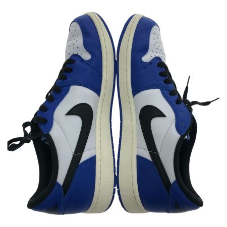  NIKE ナイキ スニーカー AIR JORDAN 1 RETRO LOW OG SIZE 27.5cm CZ0790-140 ホワイト x ブルー