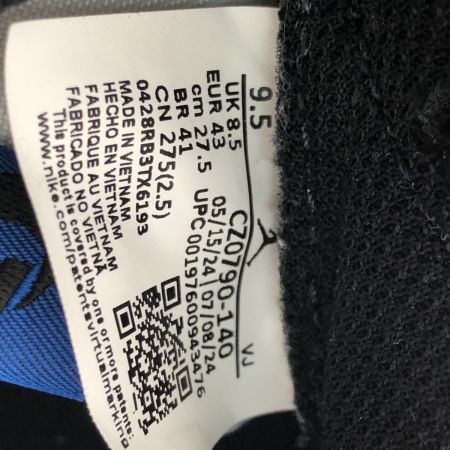  NIKE ナイキ スニーカー AIR JORDAN 1 RETRO LOW OG SIZE 27.5cm CZ0790-140 ホワイト x ブルー