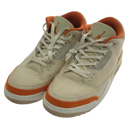  NIKE ナイキ スニーカー SIZE 28cm ウィメンズ エア ジョーダン 3 AIR JORDAN 3 RETRO T IH7694-200 ベージュ x オレンジ