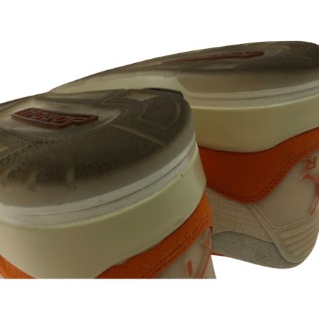  NIKE ナイキ スニーカー SIZE 28cm ウィメンズ エア ジョーダン 3 AIR JORDAN 3 RETRO T IH7694-200 ベージュ x オレンジ