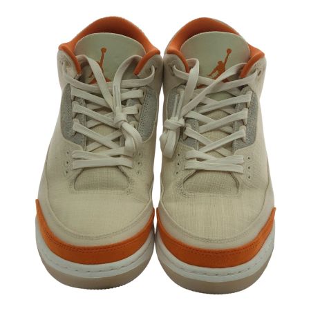  NIKE ナイキ スニーカー SIZE 28cm ウィメンズ エア ジョーダン 3 AIR JORDAN 3 RETRO T IH7694-200 ベージュ x オレンジ
