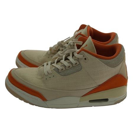  NIKE ナイキ スニーカー SIZE 28cm ウィメンズ エア ジョーダン 3 AIR JORDAN 3 RETRO T IH7694-200 ベージュ x オレンジ
