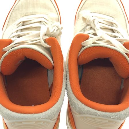  NIKE ナイキ スニーカー SIZE 28cm ウィメンズ エア ジョーダン 3 AIR JORDAN 3 RETRO T IH7694-200 ベージュ x オレンジ