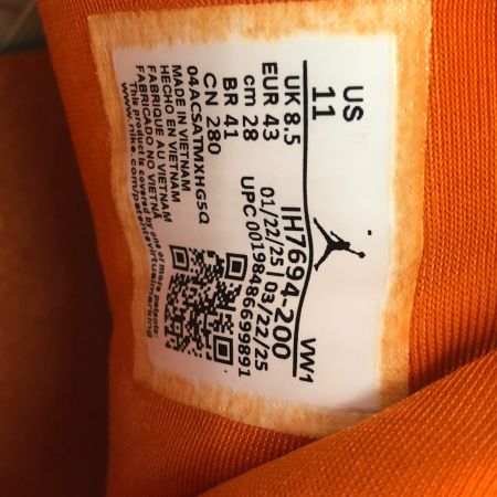  NIKE ナイキ スニーカー SIZE 28cm ウィメンズ エア ジョーダン 3 AIR JORDAN 3 RETRO T IH7694-200 ベージュ x オレンジ