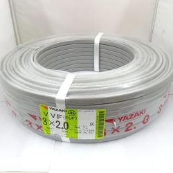 □□ YAZAKI VVFケーブル 電材　3芯 2.0mm×100m Sランク