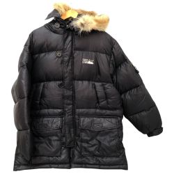 □□ FIRST DOWN ジャケット ダウンジャケット SIZE M ダウン70％ ブラック Bランク