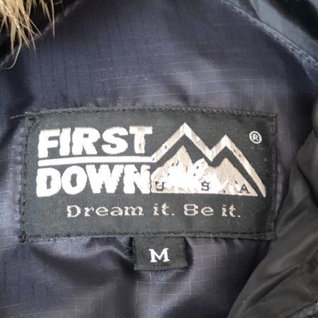 FIRST DOWN ジャケット ダウンジャケット SIZE M ダウン70％ ブラック