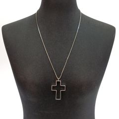  GUCCI グッチ オープンクロスネックレス Cランク