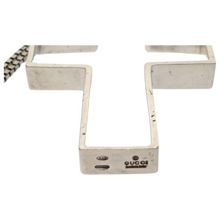  GUCCI グッチ オープンクロスネックレス