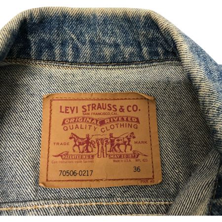  80s Levis ジャケット 70506 36(S) 82年製 アメリカ製 527刻印 古着 インディゴ