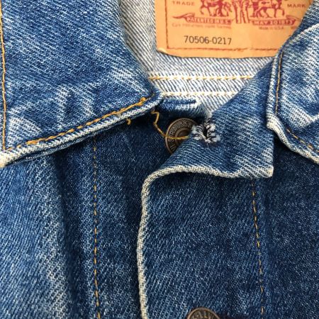  80s Levis ジャケット 70506 36(S) 82年製 アメリカ製 527刻印 古着 インディゴ