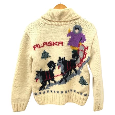  PHERROW'S フェローズ カーディガン カウチンニットカーディガン SIZE M 古着 アイボリー